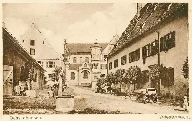 Schloßbezirk Ochsenhausen in den 30er Jahren