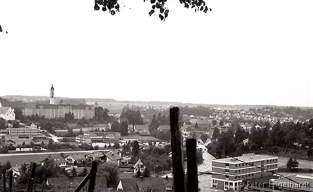 Blick von der Kreuzhalde auf Ochsenhausen 1979