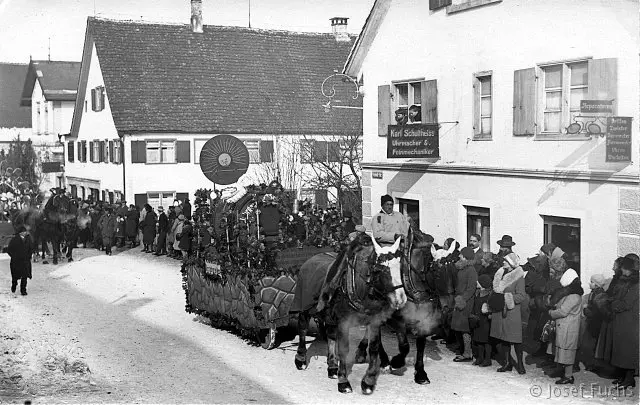 Kasernengasse in Ochsenhausen 1929