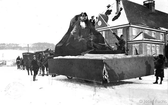 Fasnetswagen von 1929 in Ochsenhausen