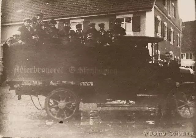 Früher Lastkraftwagen um 1910