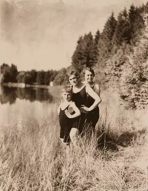 Ziegelweiher Ochsenhausen im Jahr 1927