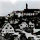 Blick von der Alten Post auf das Kloster Ochsenhausen um 1890