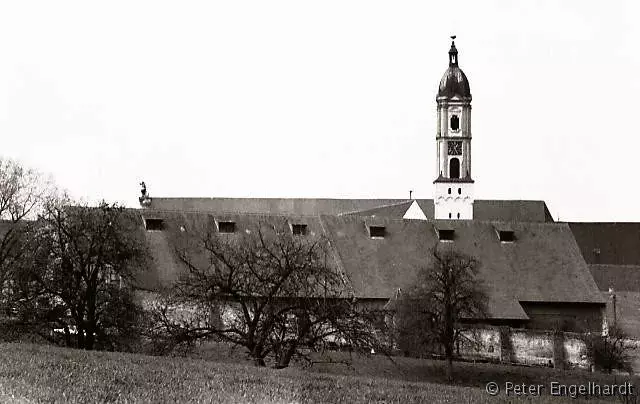 Kloster Ochsenhausen von Süden im Jahr 1979