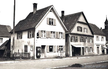 Marktplatz in Ochsenhausen 1958