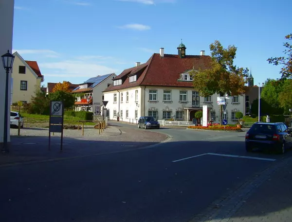 Abgerissenes Haus Ziesel im Jahr 2012 Abgerissenes Haus Ziesel Ochsenhausen